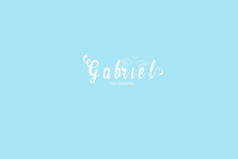 Álbum do batizado do Gabriel
